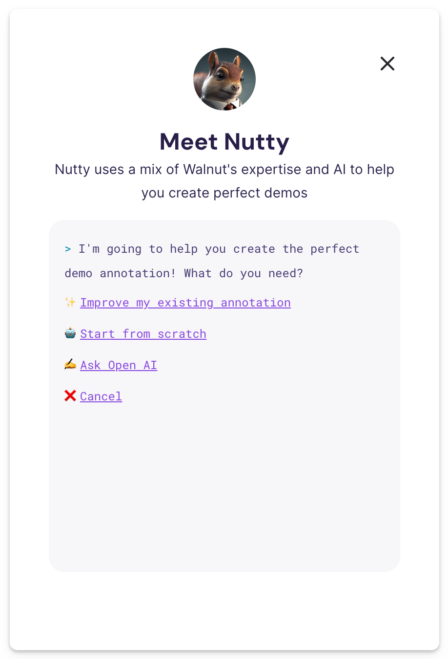 Guide Assist AI-suggested text improvements displayed in a sidebar overlay