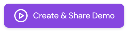 Button in Walnut to create and share a demo