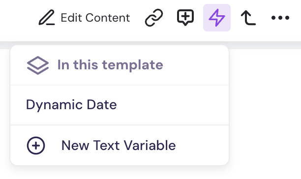 Screenshot 2025-04-30 at 11.45.59 AM showing how to create a new text variable in Walnut.