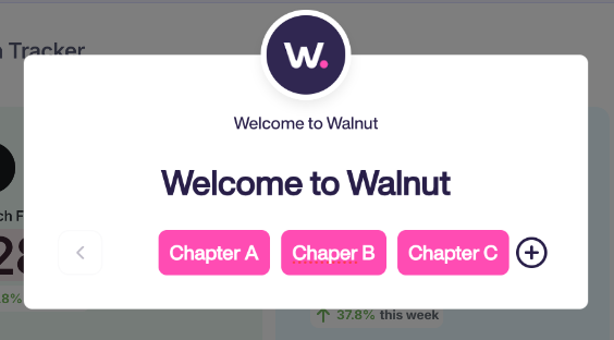 Example of end-of-path buttons linking viewers to other guides or chapters in the demo.