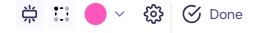 Hotspot toolbar in Walnut