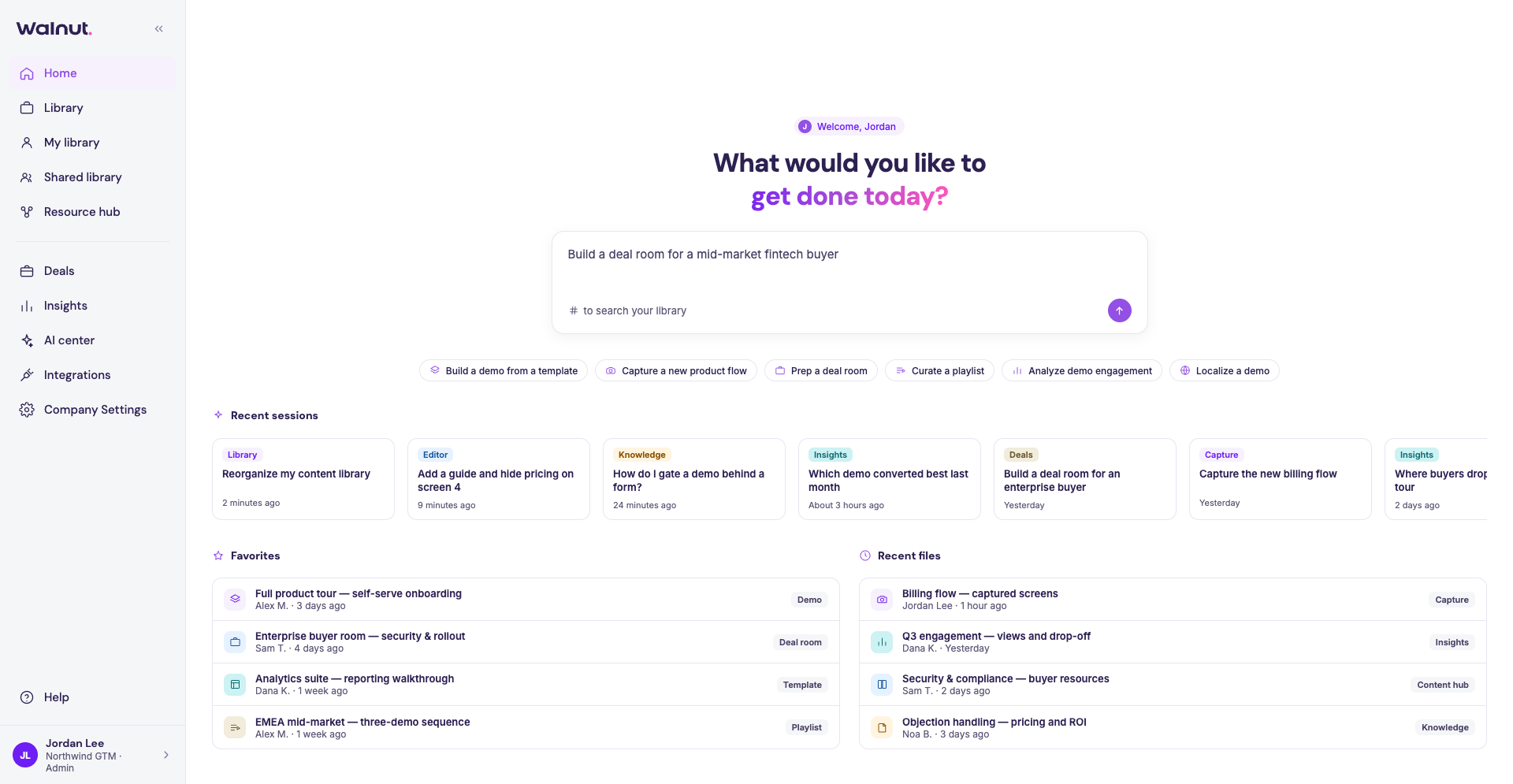 Home — new self-serve user@1x