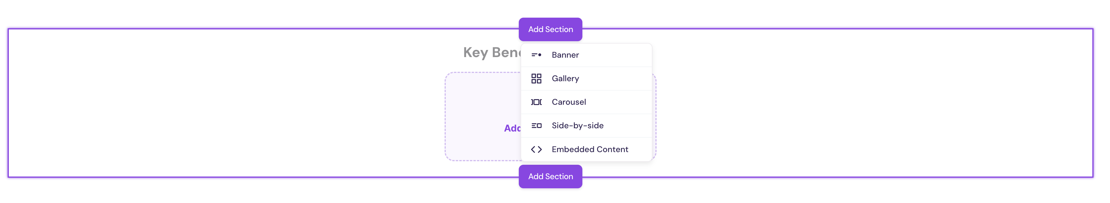 Top bar of Advanced Playlist layouts inside Walnut Library