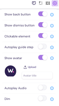 Tooltip settings in Walnut
