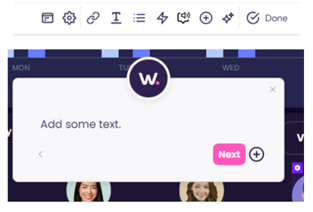 Modal toolbar in Walnut